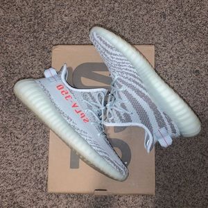 Yeezy 350 blue tint